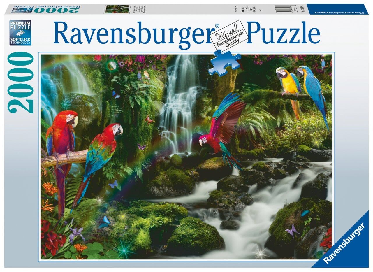 Ravensburger 2000 Parçalı Puzzle Renkli Papağanlar (171118)