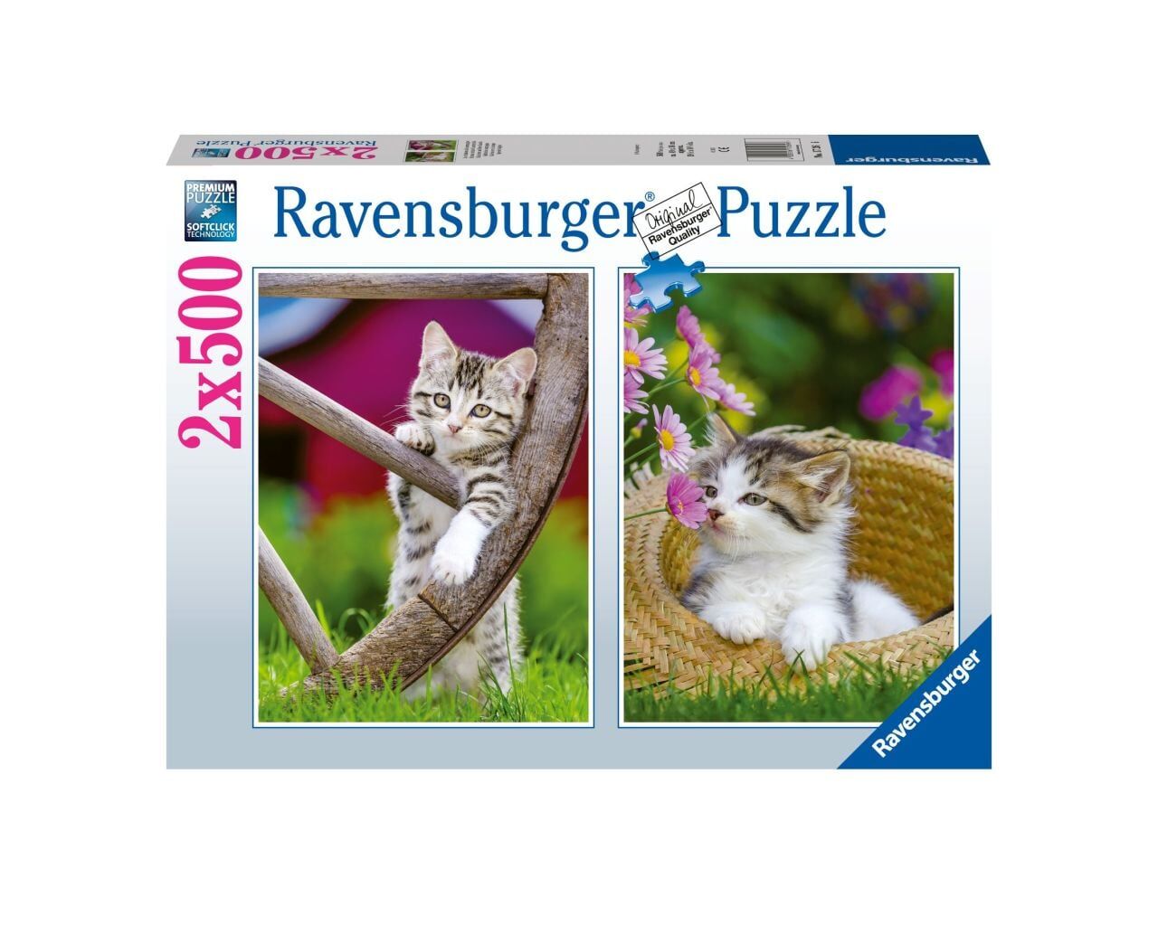 Ravensburger 2x500 Parçalı Puzzle Köyde Kediler (172696)