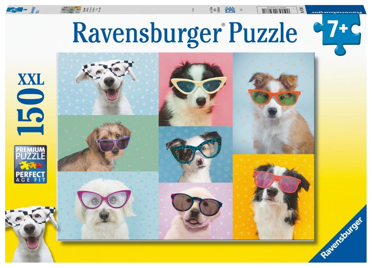 Ravensburger 150 Parçalı Puzzle Eğlenceli Köpekler (132881)
