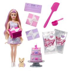 Barbie Parti Paketi Minik Dostumun Doğum Günü Serisi- JFG68  -Mor Kutu-  JFG70