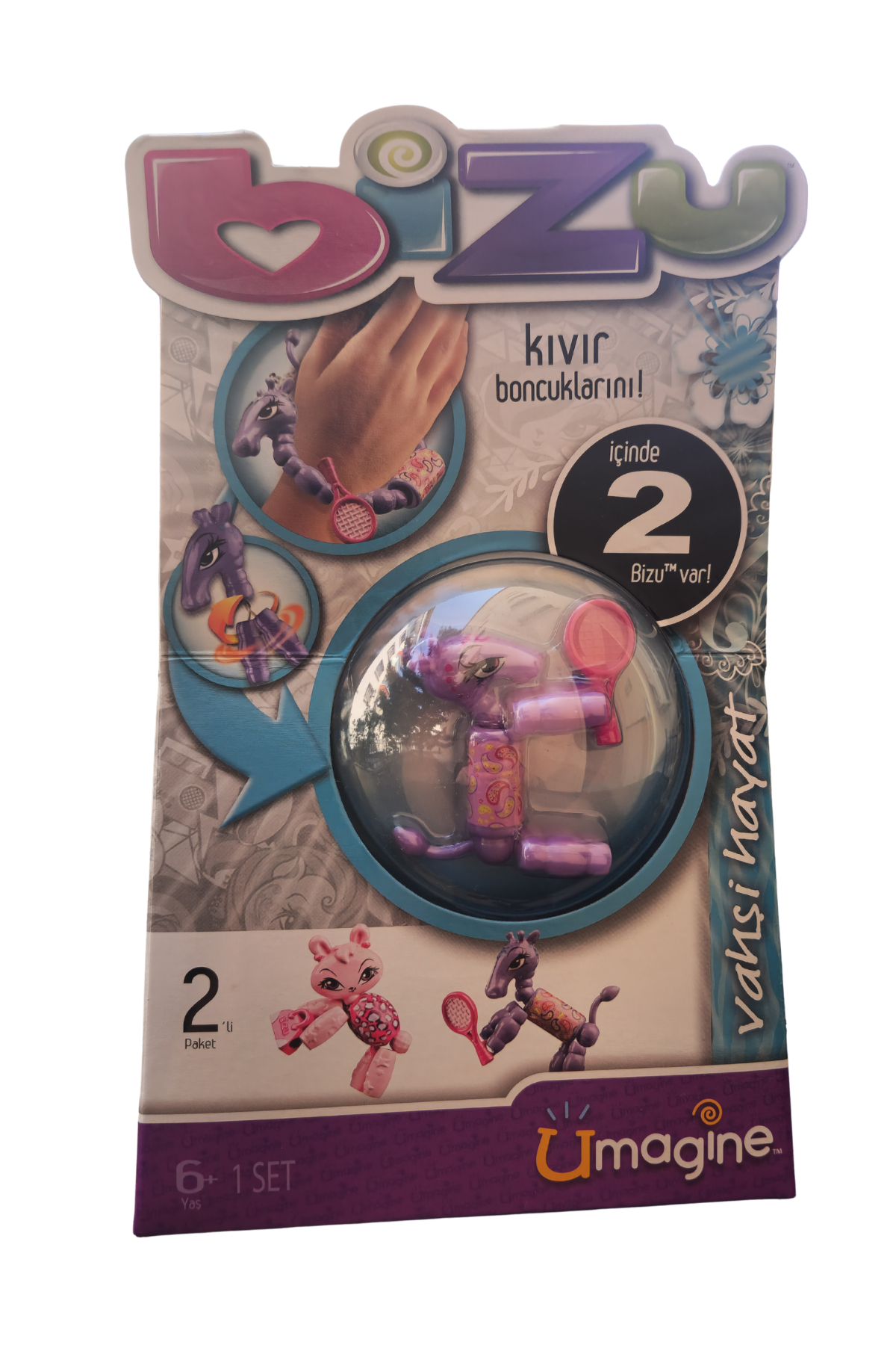 Bizu™ Kıvır Boncuklarını! - Vahşi Hayat - 2'li Paket