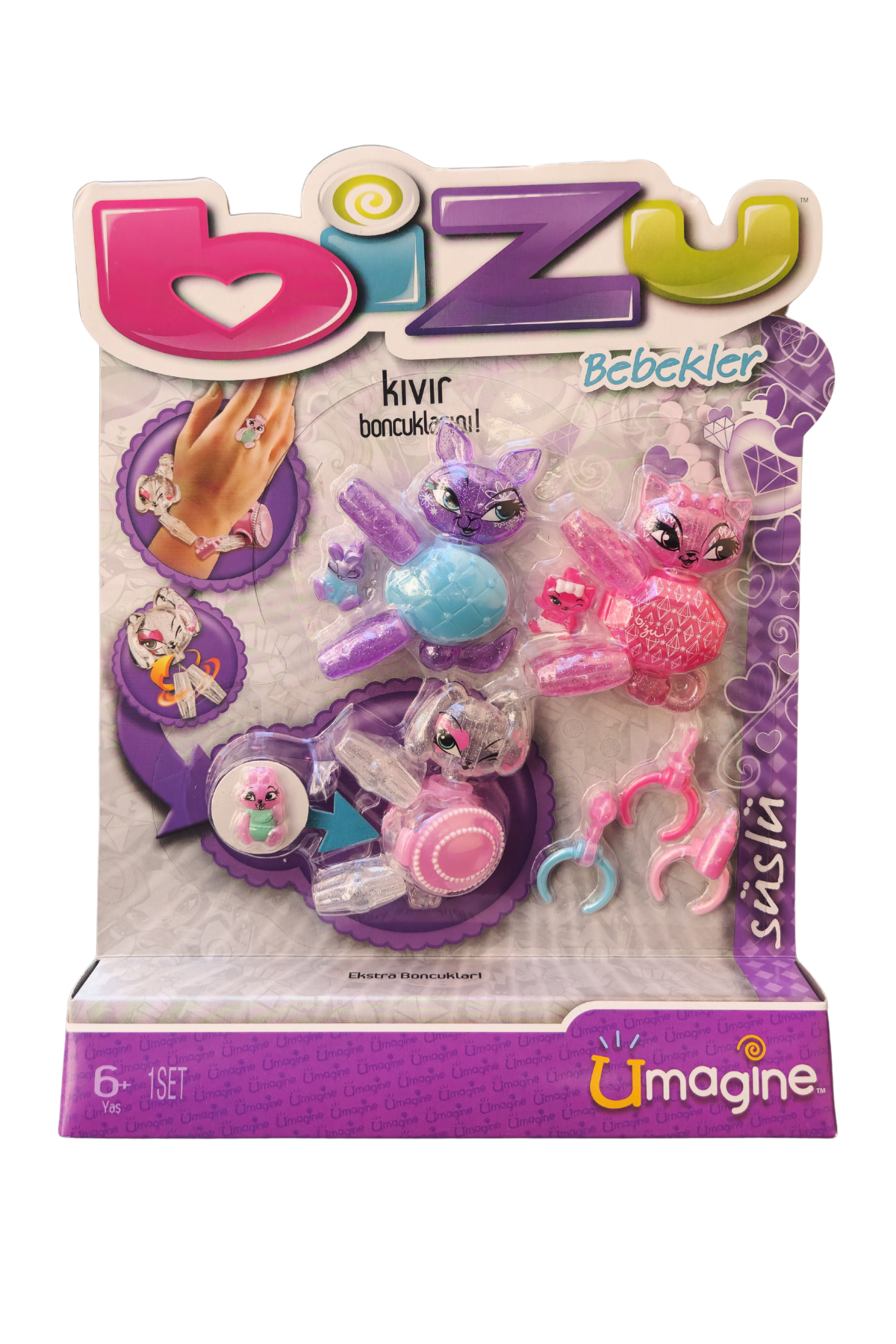 Bizu™ Kıvır Boncuklarını! - Süslü - 3'lü Paket