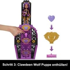 Monster High Gizemli Arkadaşlar Seri 4 - Clawdeen Wolf HXH85