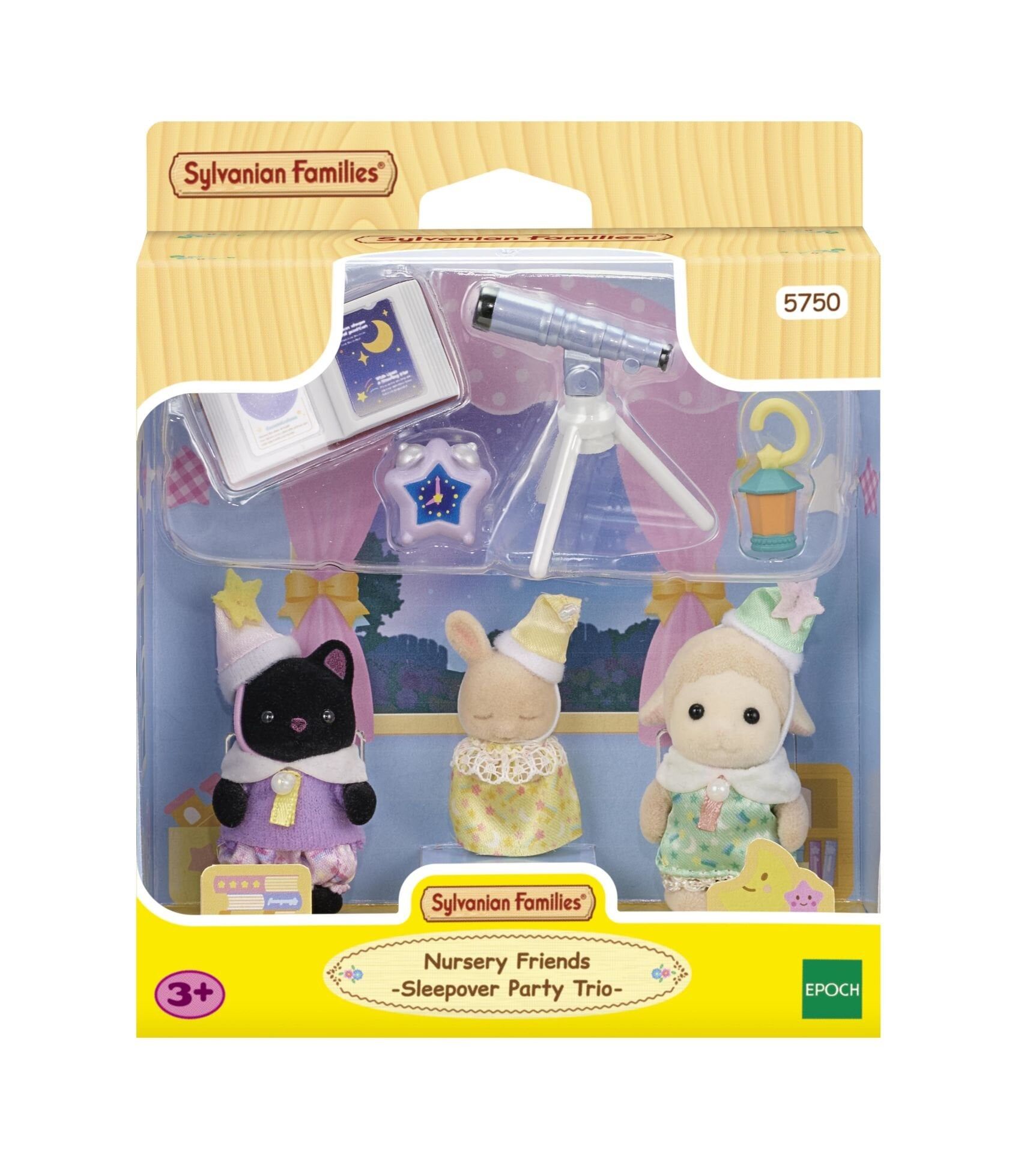 Sylvanian Families Anaokulu Arkadaşları Pijama Partisi Üçlüsü (5750)
