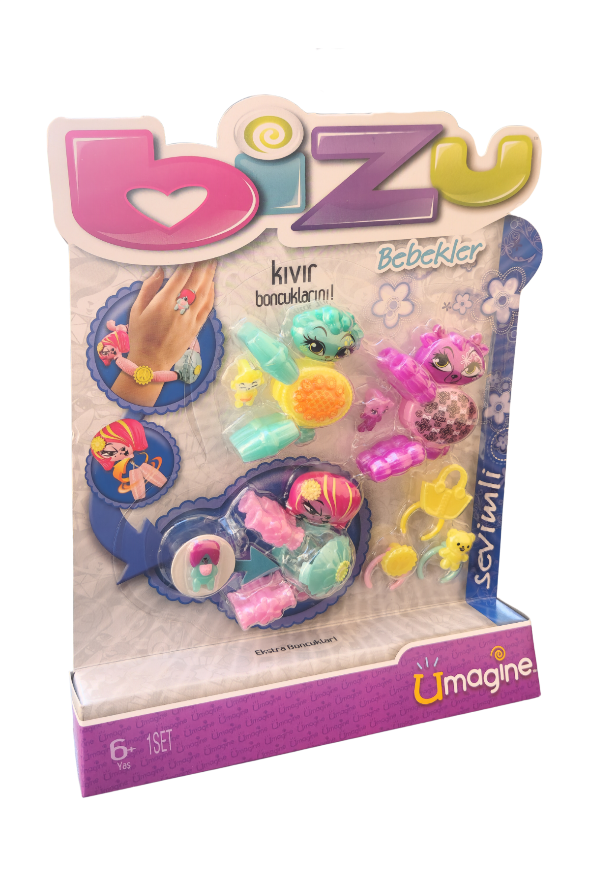 Bizu™ Kıvır Boncuklarını! - Sevimli - 3'lü Paket