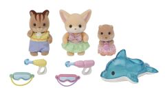 Sylvanian Families Anaokulu Arkadaşları Havuz Eğlencesi Üçlüsü (5749)