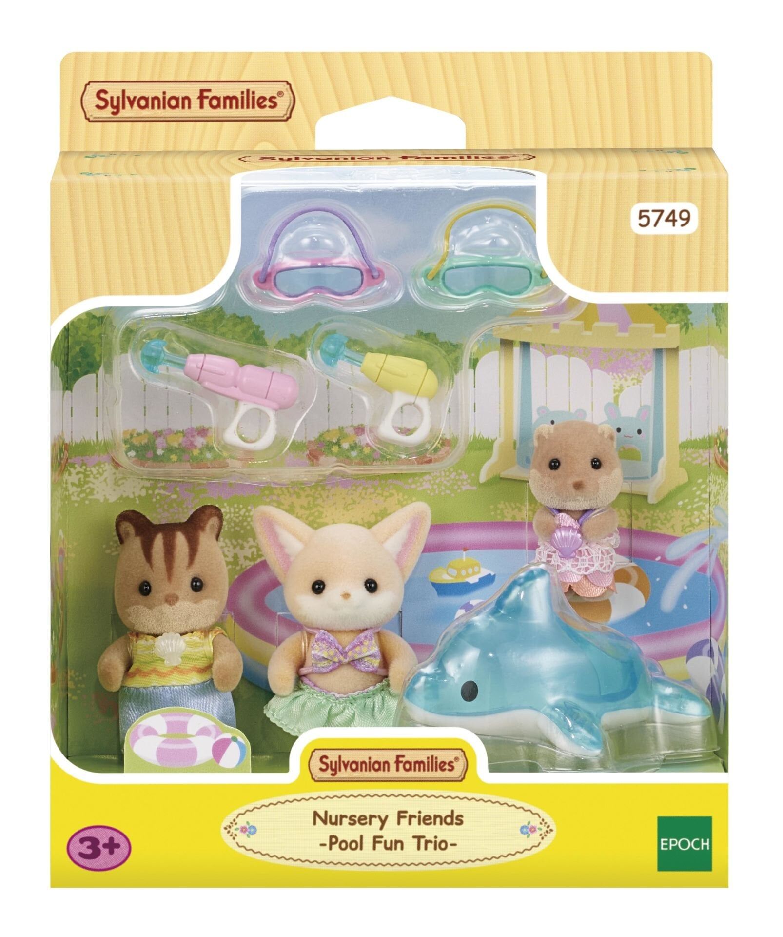 Sylvanian Families Anaokulu Arkadaşları Havuz Eğlencesi Üçlüsü (5749)