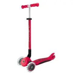 Globber Elite Deluxe Işıklı Scooter - Kırmızı