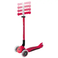 Globber Elite Deluxe Işıklı Scooter - Kırmızı