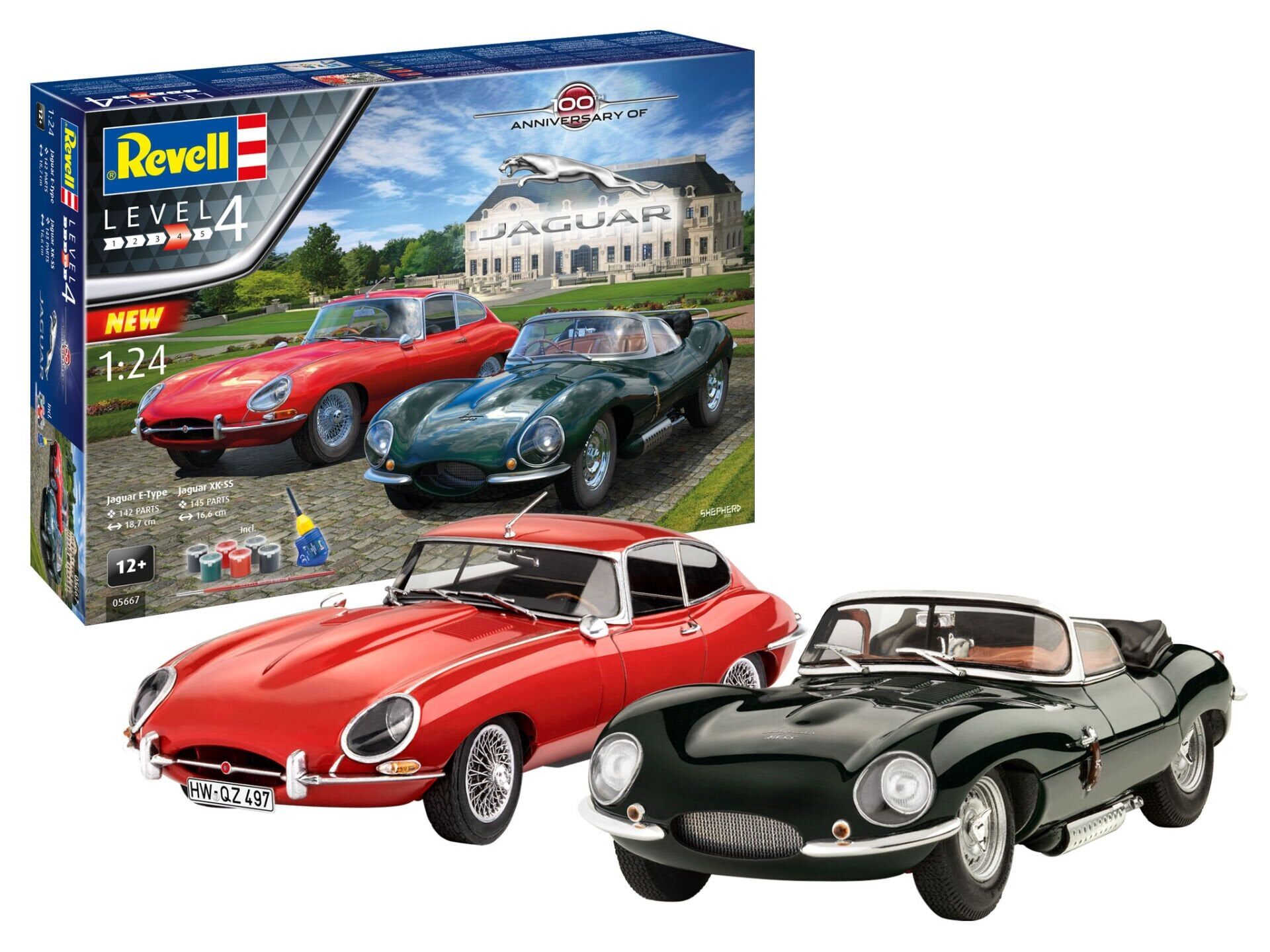 Revell Gift Set Jaguar'ın 100. Yıl Dönümü (05667)