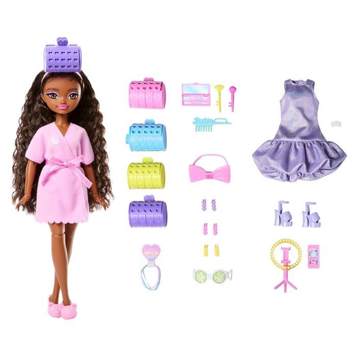 Barbie Dream Besties Barbie ile Hazırlan Brooklyn Bebek ve Aksesuarları- JGG39