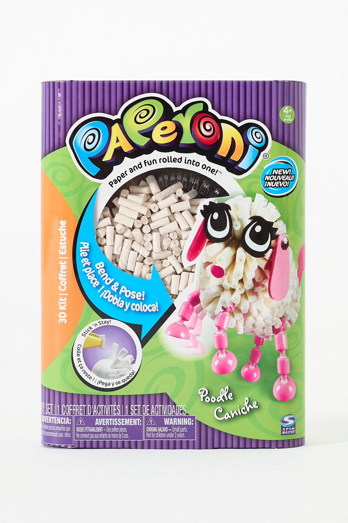 Paperoni® 3D Kit - 3 Boyutlu Köpek Figürlü Tasarım Seti - Poodle Caniche