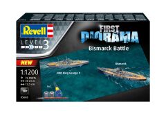Revell Gift Set Diyorama Başlangıç Seti - Bismarck (05668)