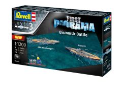 Revell Gift Set Diyorama Başlangıç Seti - Bismarck (05668)