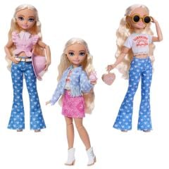 Barbie Dream Besties Festival Kombinleri Barbie Malibu Bebek ve Aksesuarları-  JGH87