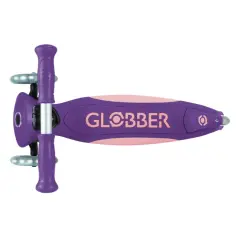 Globber Elite Deluxe Işıklı Scooter - Koyu Mor