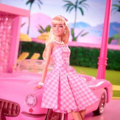 Barbie Movie Barbie Pembe Elbiseli Bebek-  HPJ96