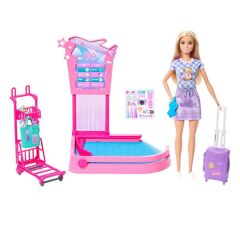 Barbie Bagaj Teslim Noktası Oyun Seti- JMJ49