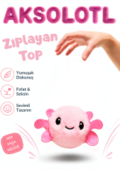 Bounzy Pals Sevimli Aksolotl - Zıplayan Peluş Top
