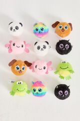 Bounzy Pals 12'li Set - Zıplayan Peluş Top