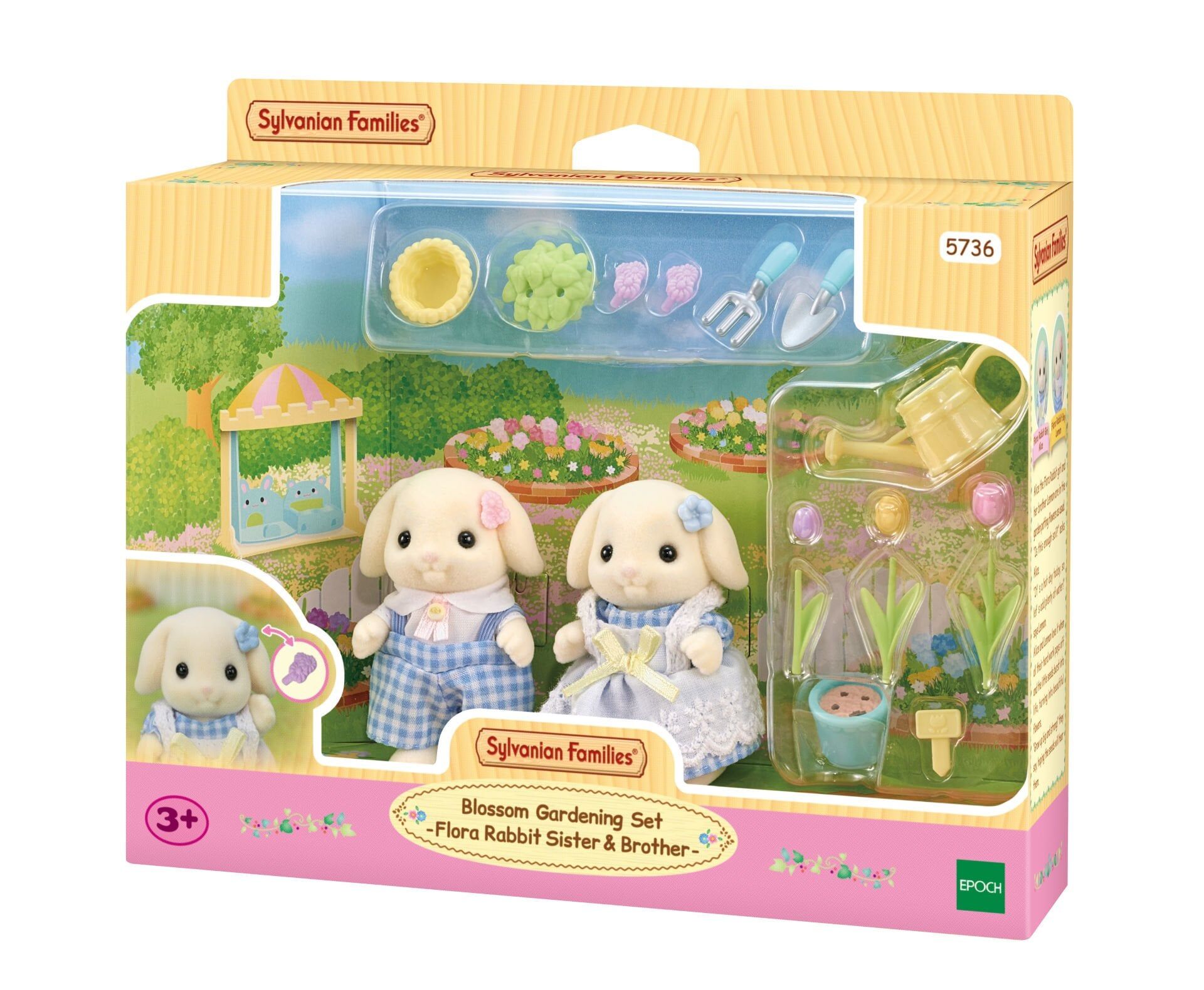 Sylvanian Families Flora Tavşan Kardeşler Bahçıvanlık Seti (5736)