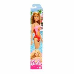Barbie Plajda Bebekleri -Sarışın Pembe Hawaii Mayolu-  DWJ99
