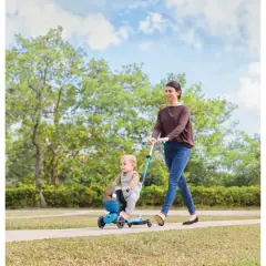 Globber Go Up Baby 360 Işıklı Scooter - Pastel Mavi