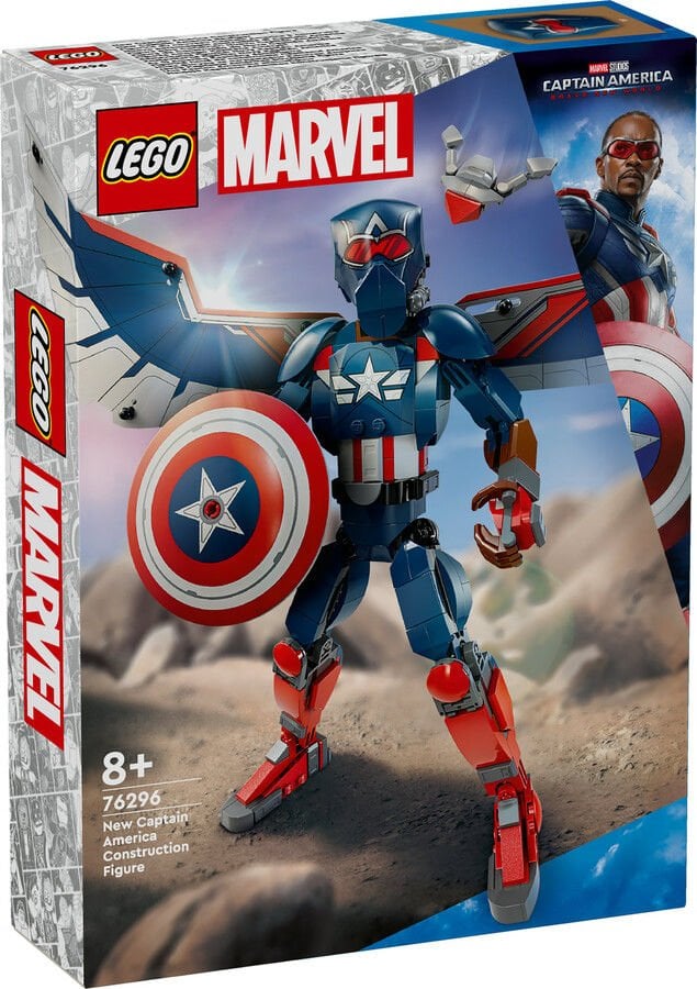 76296 LEGO® Marvel Yeni Kaptan Amerika Yapım Figürü