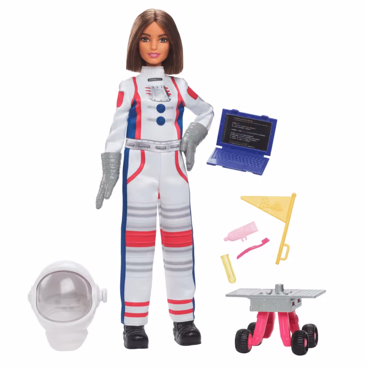 Barbie 65. Yıl Deluxe Kariyer Bebekleri - Astronot- HRG45