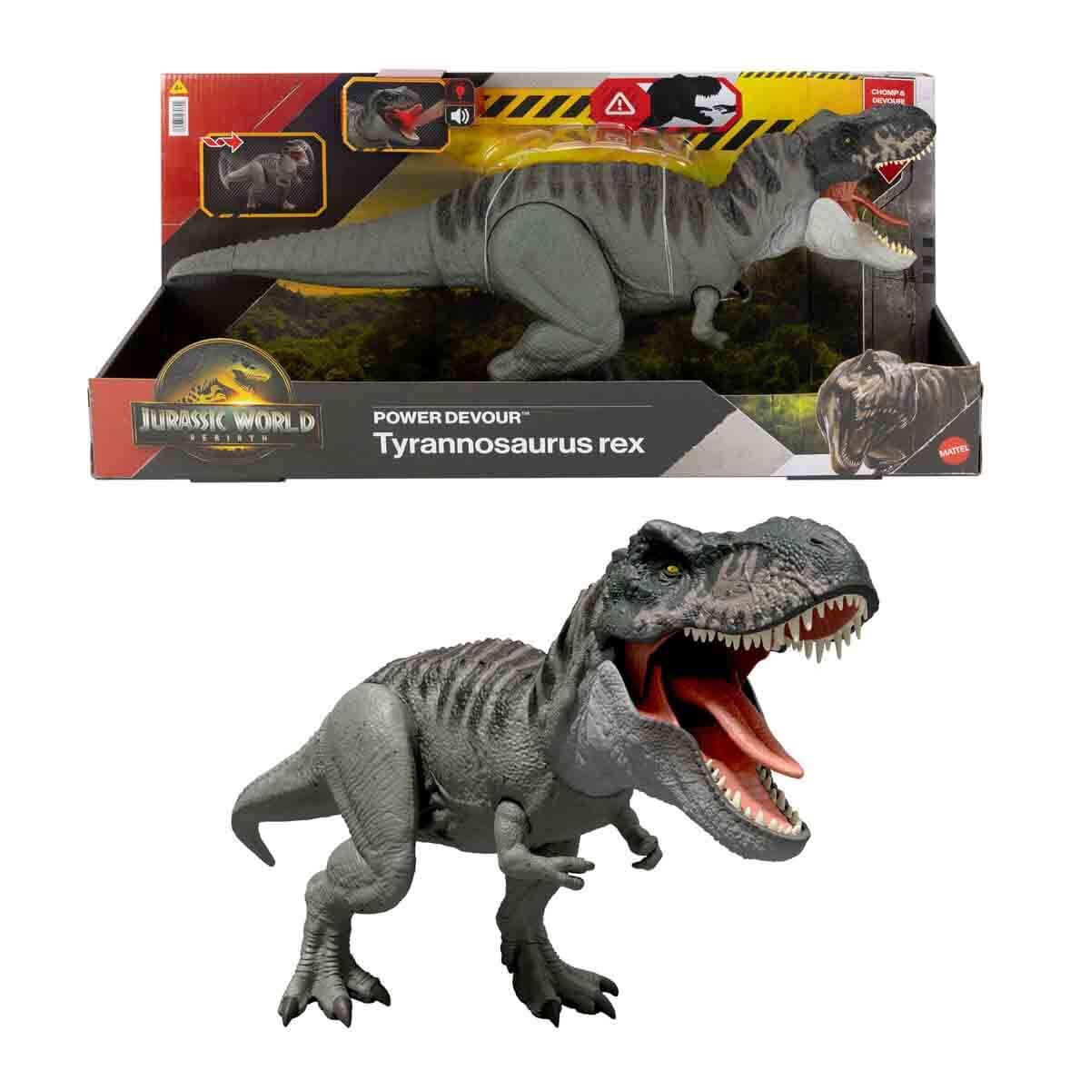 Sesli ve Işıklı Jurassic World Tyrannosaurus Rex Figürü 53 cm-  JCH02
