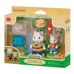 Sylvanian Families Heyecanlı Keşif Seti Latte Kedi Çocuk & Bebek (5763)