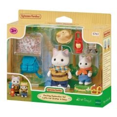 Sylvanian Families Heyecanlı Keşif Seti Latte Kedi Çocuk & Bebek (5763)