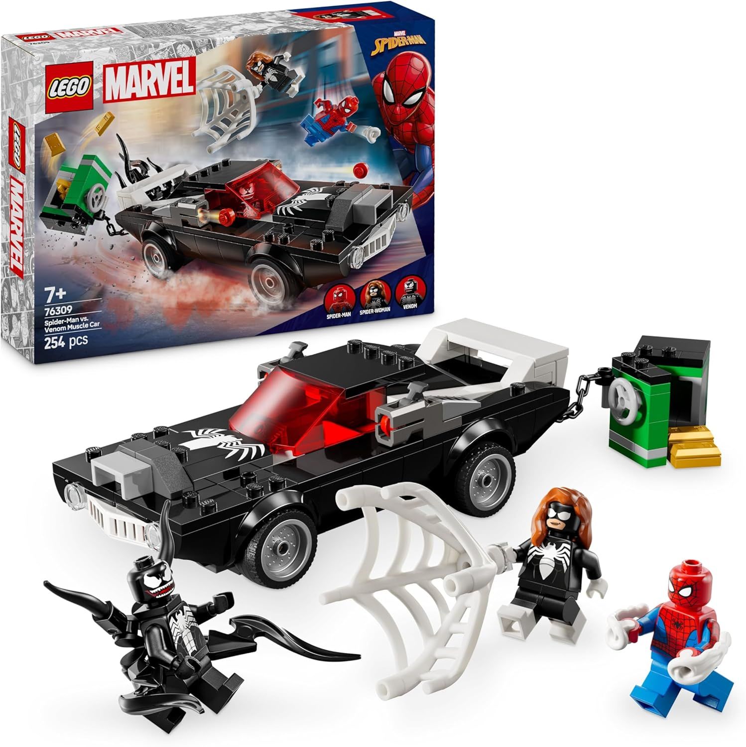 76309 LEGO® Marvel Örümcek Adam, Venom Arabasına Karşı