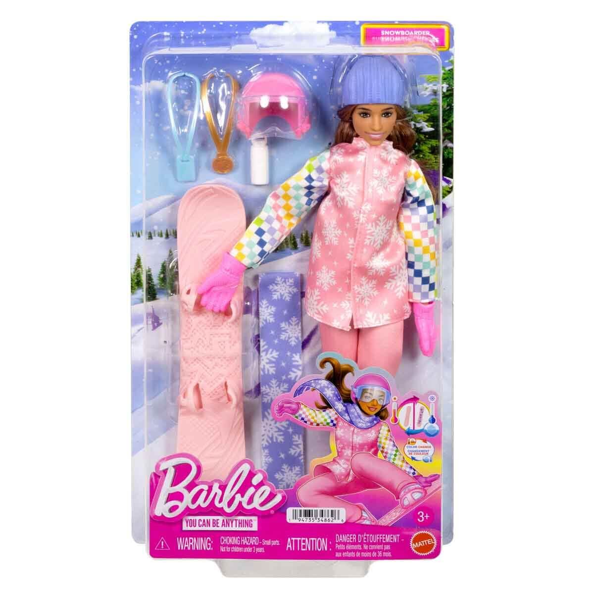 Barbie Kariyer Bebeği Snowboard Sporcusu-  JKF78