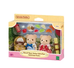 Sylvanian Families Bisküvi Ayı Kardeşler Leziz Piknik Seti  (5852)