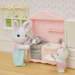 Sylvanian Families Kar Tavşanı Babanın Yemek Pişirme Seti (5678)