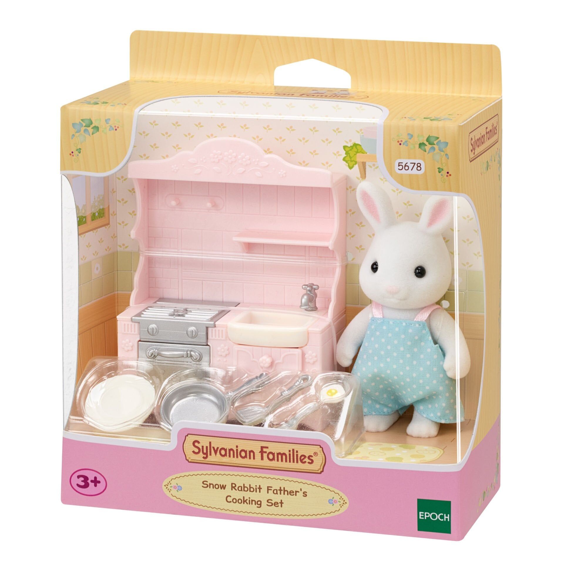 Sylvanian Families Kar Tavşanı Babanın Yemek Pişirme Seti (5678)