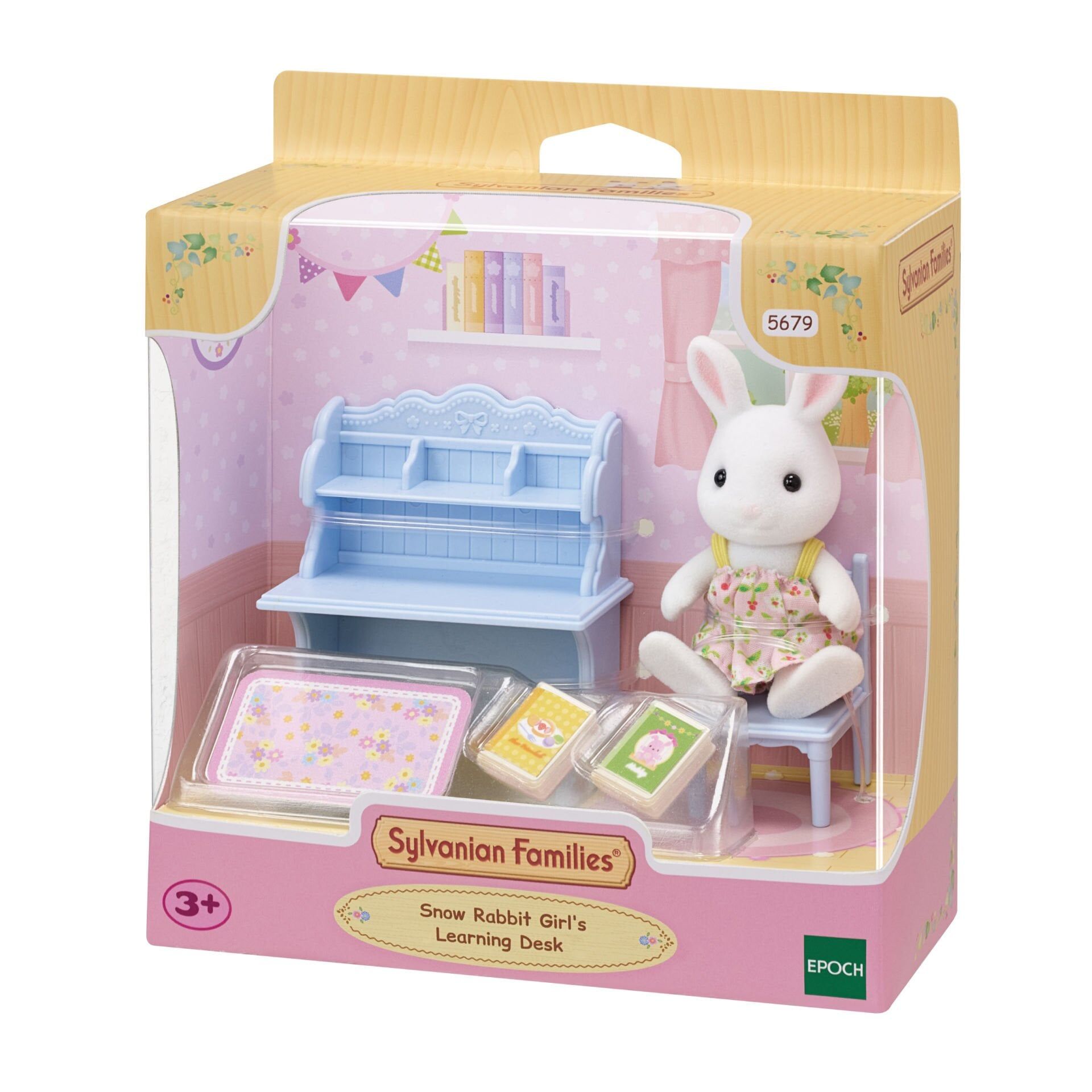 Sylvanian Families Kar Tavşanı Kız ve Çalışma Masası (5679)