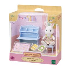 Sylvanian Families Kar Tavşanı Kız ve Çalışma Masası (5679)