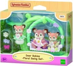 Sylvanian Families Geyik Bebeklerin Çiçekli Salıncak Seti (5801)