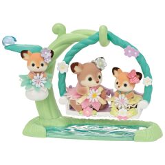 Sylvanian Families Geyik Bebeklerin Çiçekli Salıncak Seti (5801)