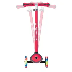 Globber Primo Plus Işıklı Scooter - Kırmızı