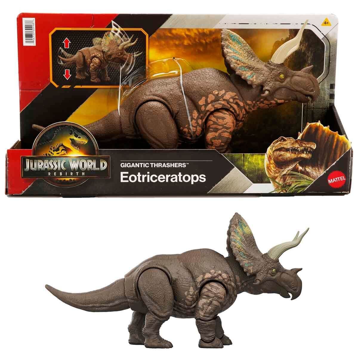 Jurassic World İz Sürücü Dinozor Figürü Film Serisi 33 cm- JGB92 - Eotriceratops-  JGB93