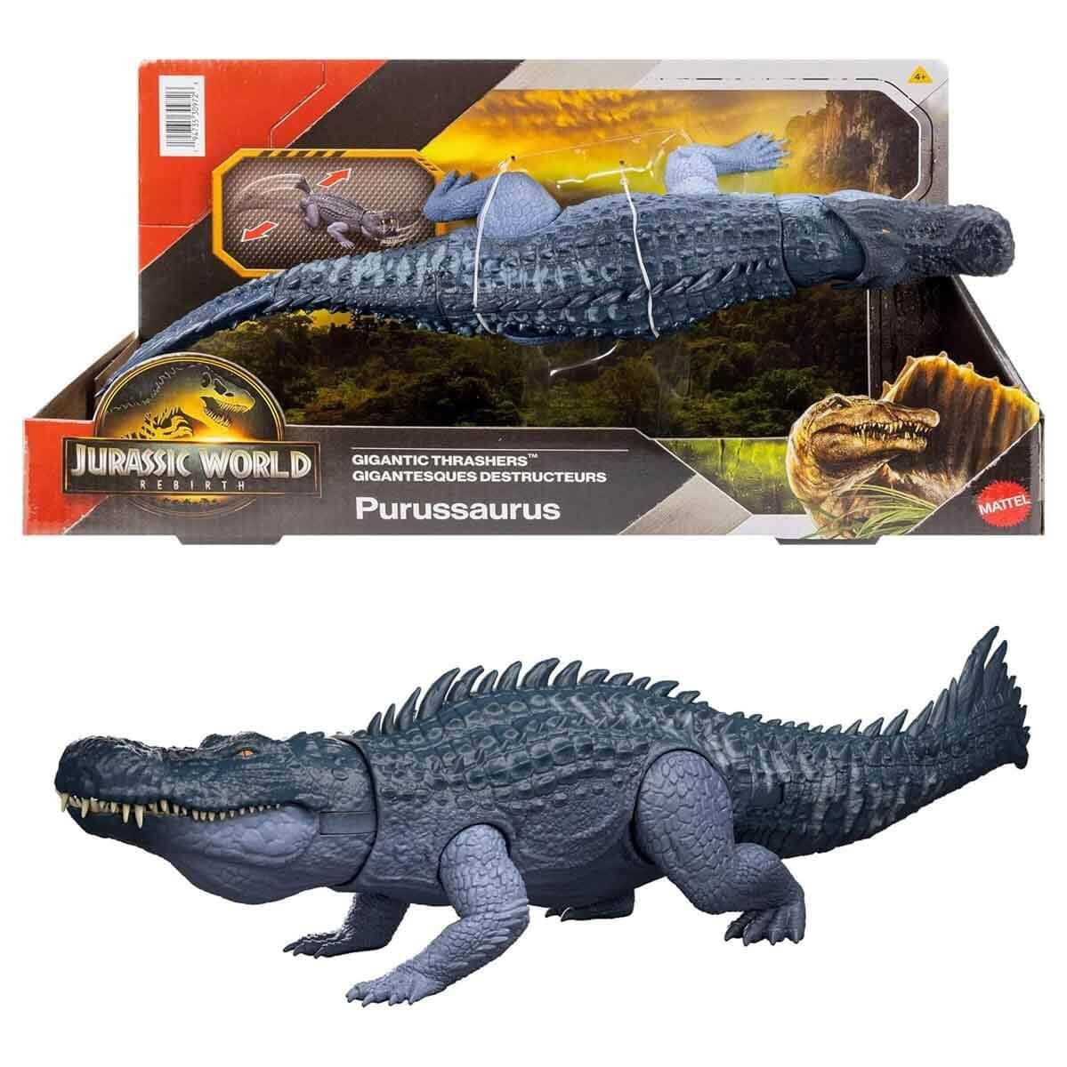 Jurassic World İz Sürücü Dinozor Figürü Film Serisi 33 cm- JGB92 - Purussaurus-  JGB94