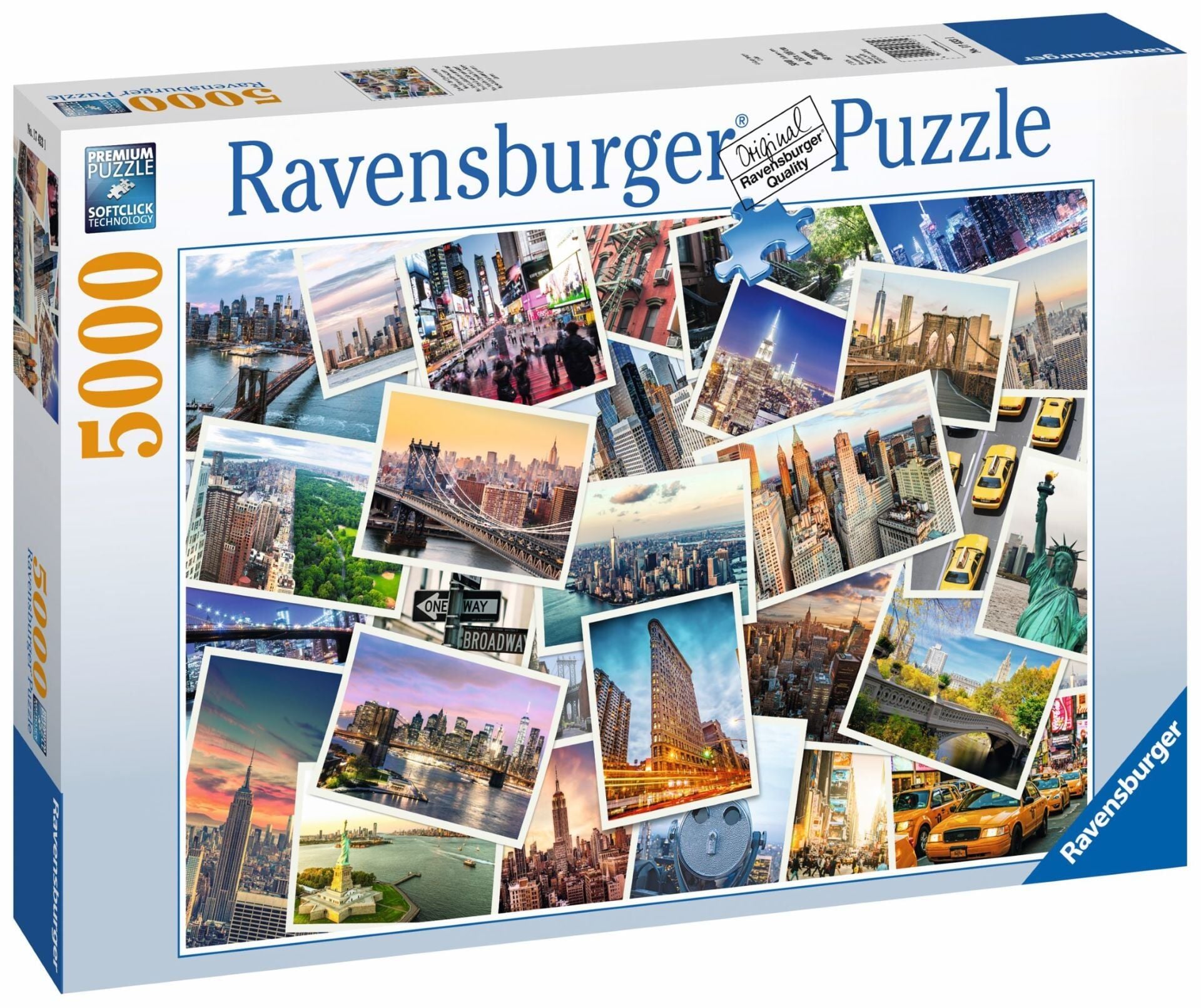 5000 Parça Puzzle New York Kartpostalları (174331)