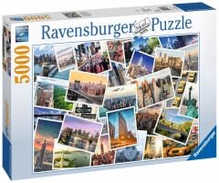 5000 Parça Puzzle New York Kartpostalları (174331)