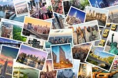 5000 Parça Puzzle New York Kartpostalları (174331)