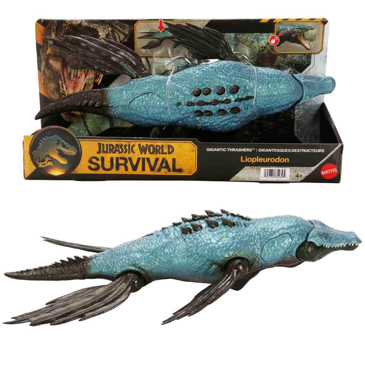 Jurassic World İz Sürücü Dinozor Figürü Film Serisi 33 cm-  JGB92 - Liopleurodon-  JKL87