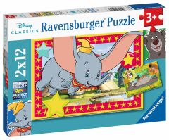 2x12 Parça Puzzle Walt Disney Hayvanlar (055753)