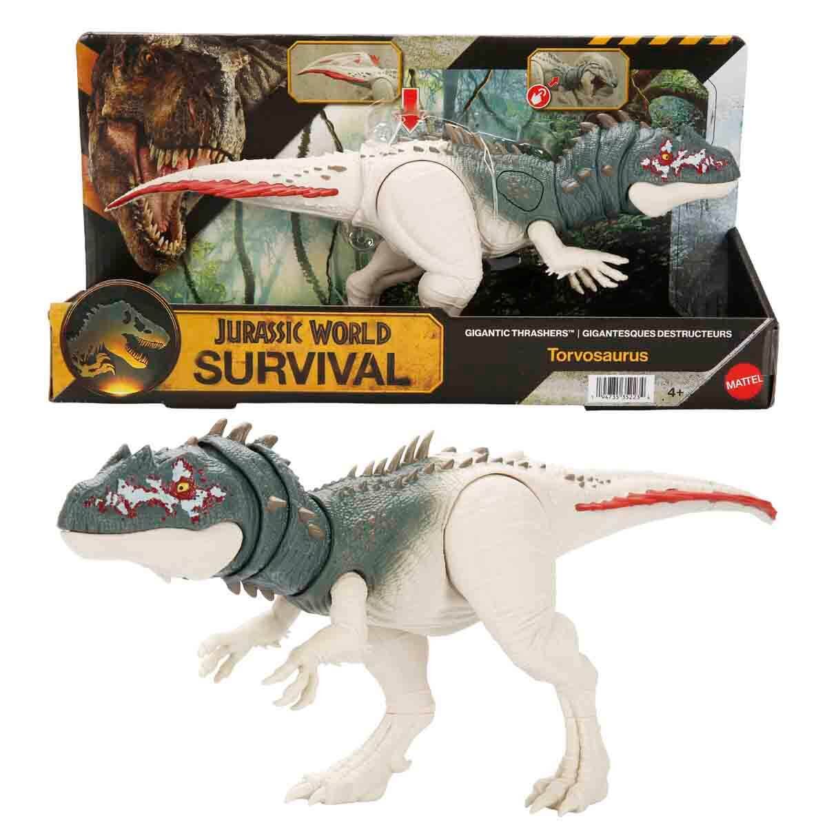 Jurassic World İz Sürücü Dinozor Figürü Film Serisi 33 cm- JGB92 - Torvosaurus-  JKL88